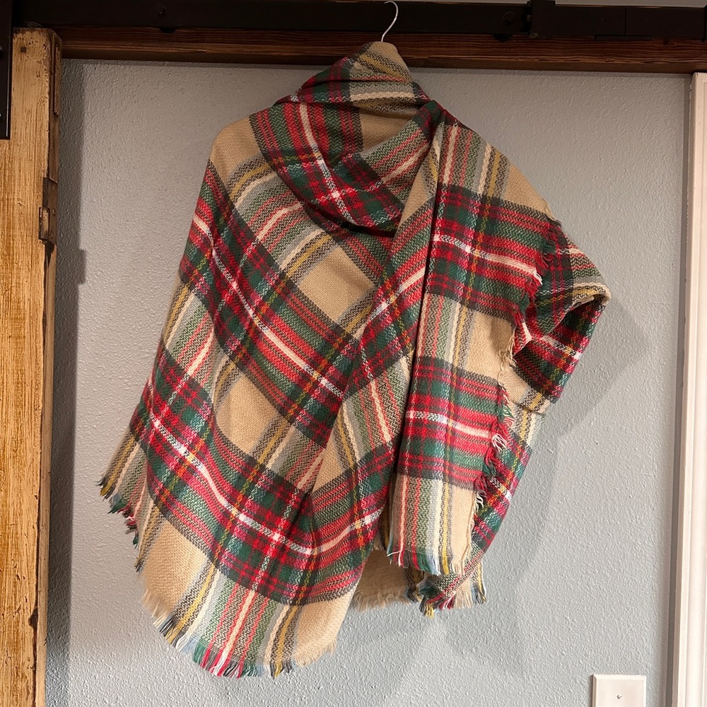 Plaid Holiday Scarf